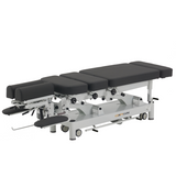 Electric 5 Section Pro Series Chiropractor Table (Electric Hi-Lo, Gas Adjustable Sections) with 4 manual drop options