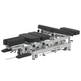 Electric 5 Section Pro Series Chiropractor Table (Electric Hi-Lo, Gas Adjustable Sections) with 4 manual drop options