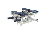 Electric 5 Section Chiropractor Table (Electric Hi-Lo, Gas Adjustable Sections) with 4 manual drop options
