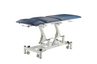 Electric Physiotherapy Exam Table / Chair (Electric Hi-Lo, Gas Strut Back Rest & Leg) Foot switch operation, 3 Sections